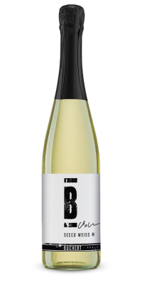 Secco vom Weingut Buchert an der Deutschen Weinstraße.
